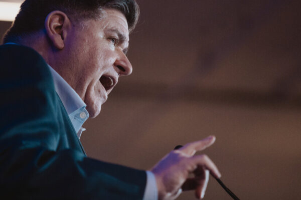 Pritzker Thunders Against ‘Do Nothing’ Democrats as He Stokes 2028 Talk
